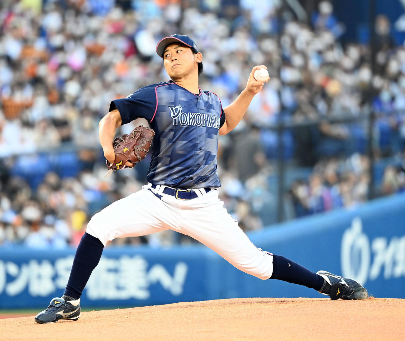 DeNA対巨人　DeNA先発の今永（撮影・たえ見朱実）