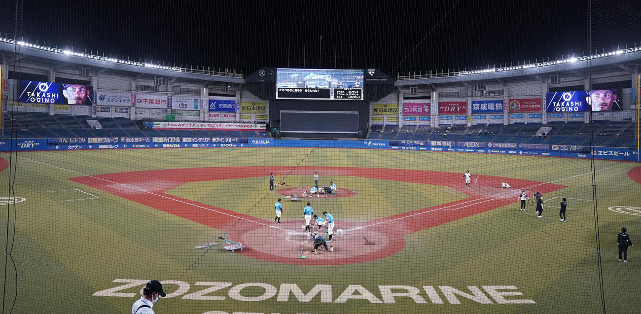 ZOZOマリンスタジアムの全景（2022年6月24日撮影）