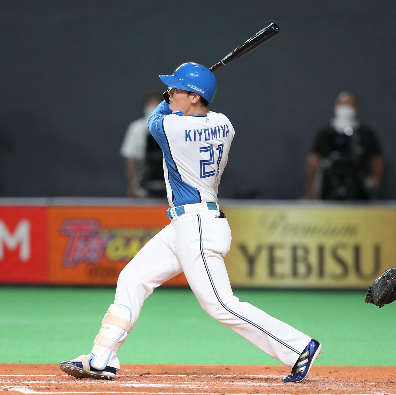 日本ハム清宮幸太郎（2022年9月27日撮影）