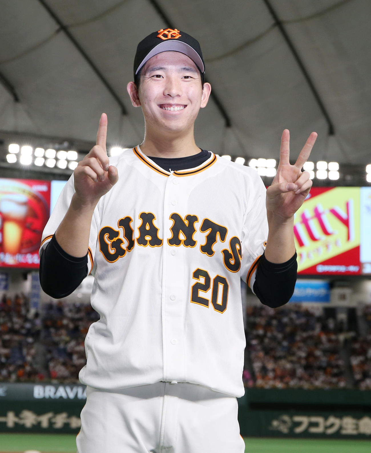 巨人戸郷翔征（2022年9月17日撮影）