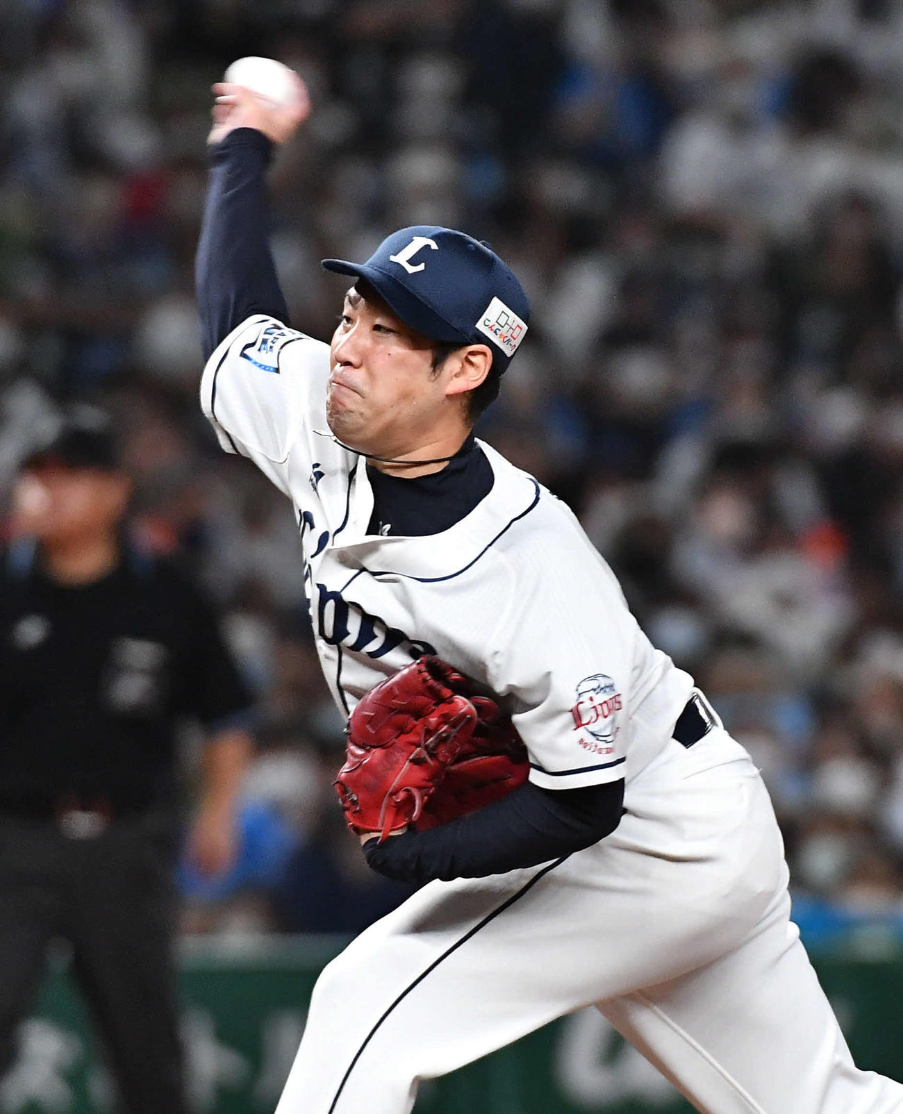 西武増田達至（2022年10月1日撮影）