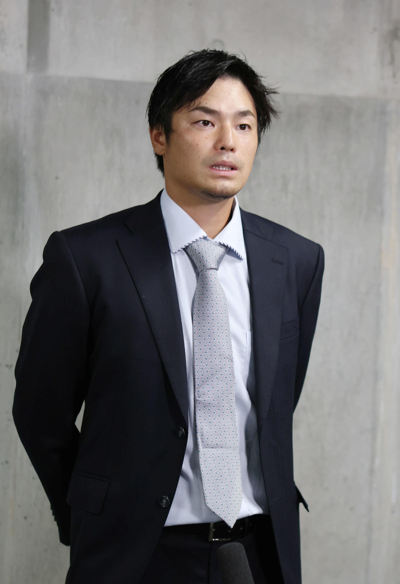 戦力外通告を受けた広島戸田（撮影・加藤孝規）