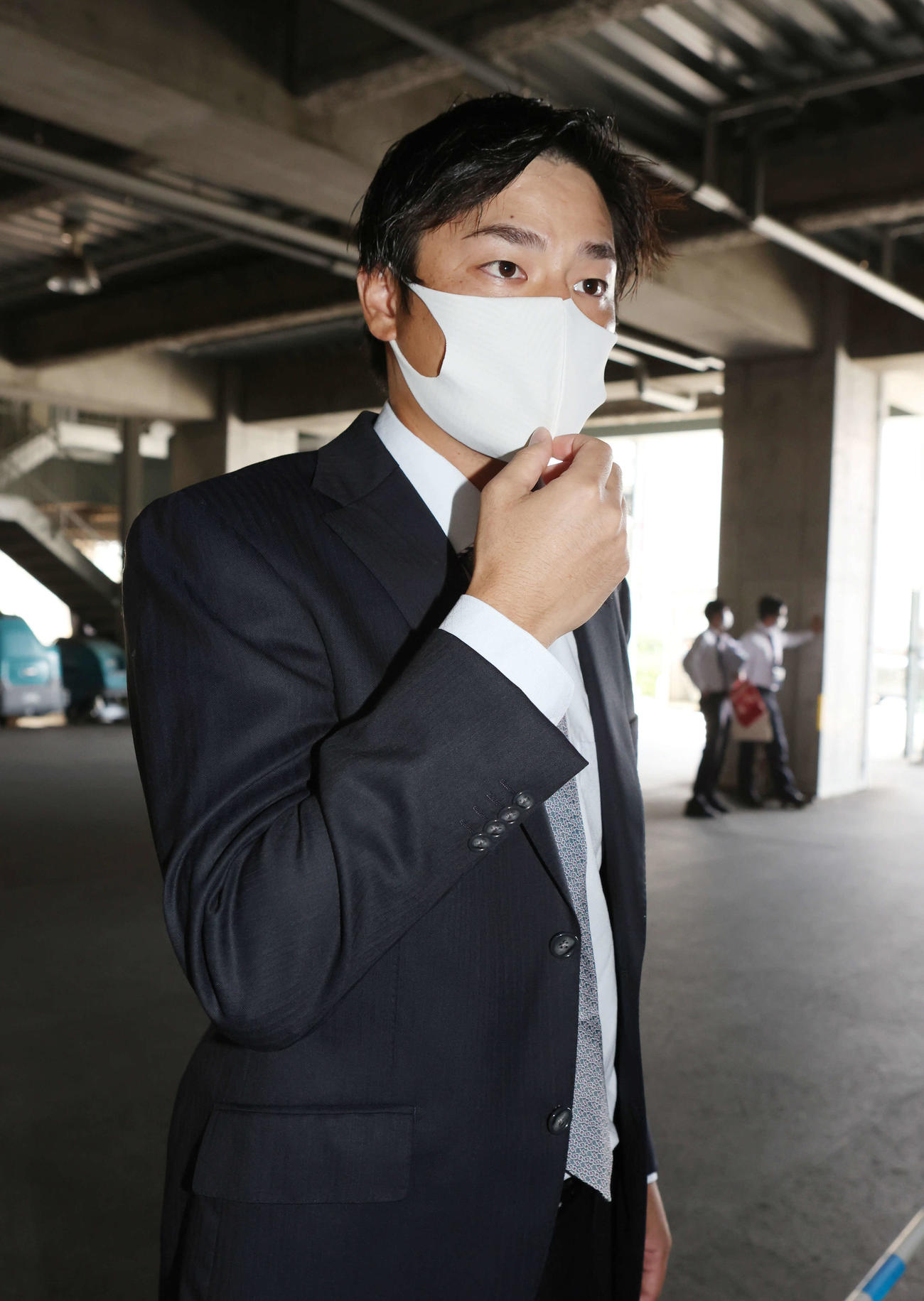 戦力外通告を受けた広島戸田（撮影・加藤孝規）