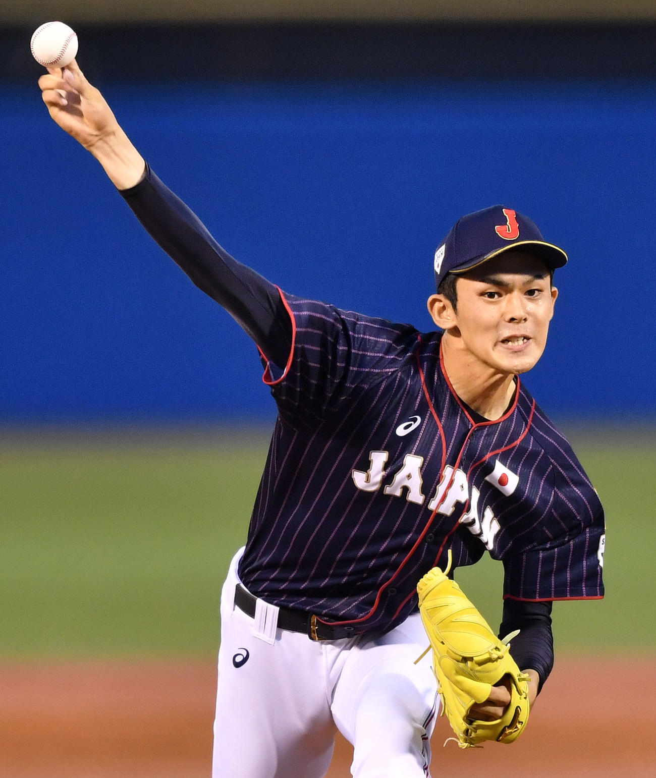 高校日本代表時代の佐々木朗希（2019年8月26日撮影）