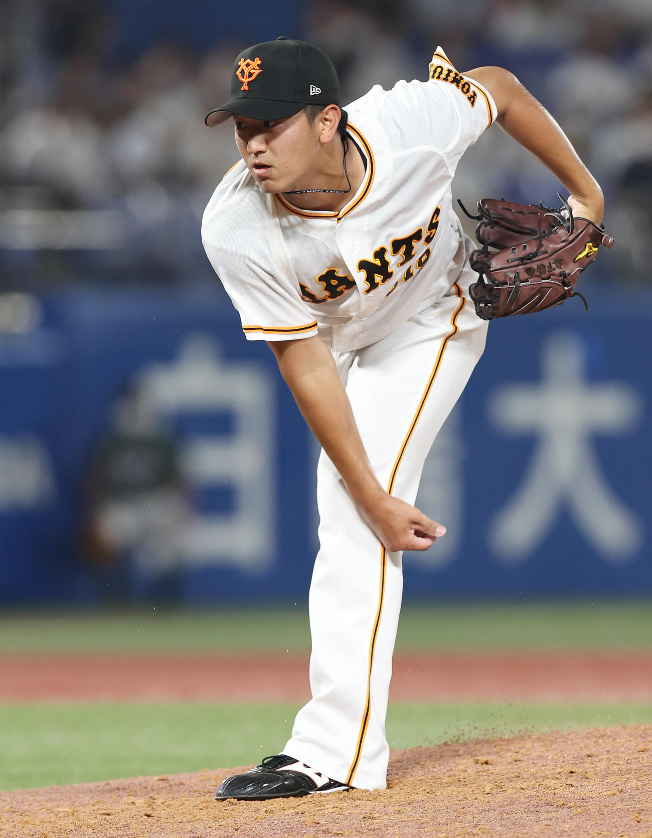 巨人木下幹也（2022年8月1日撮影）