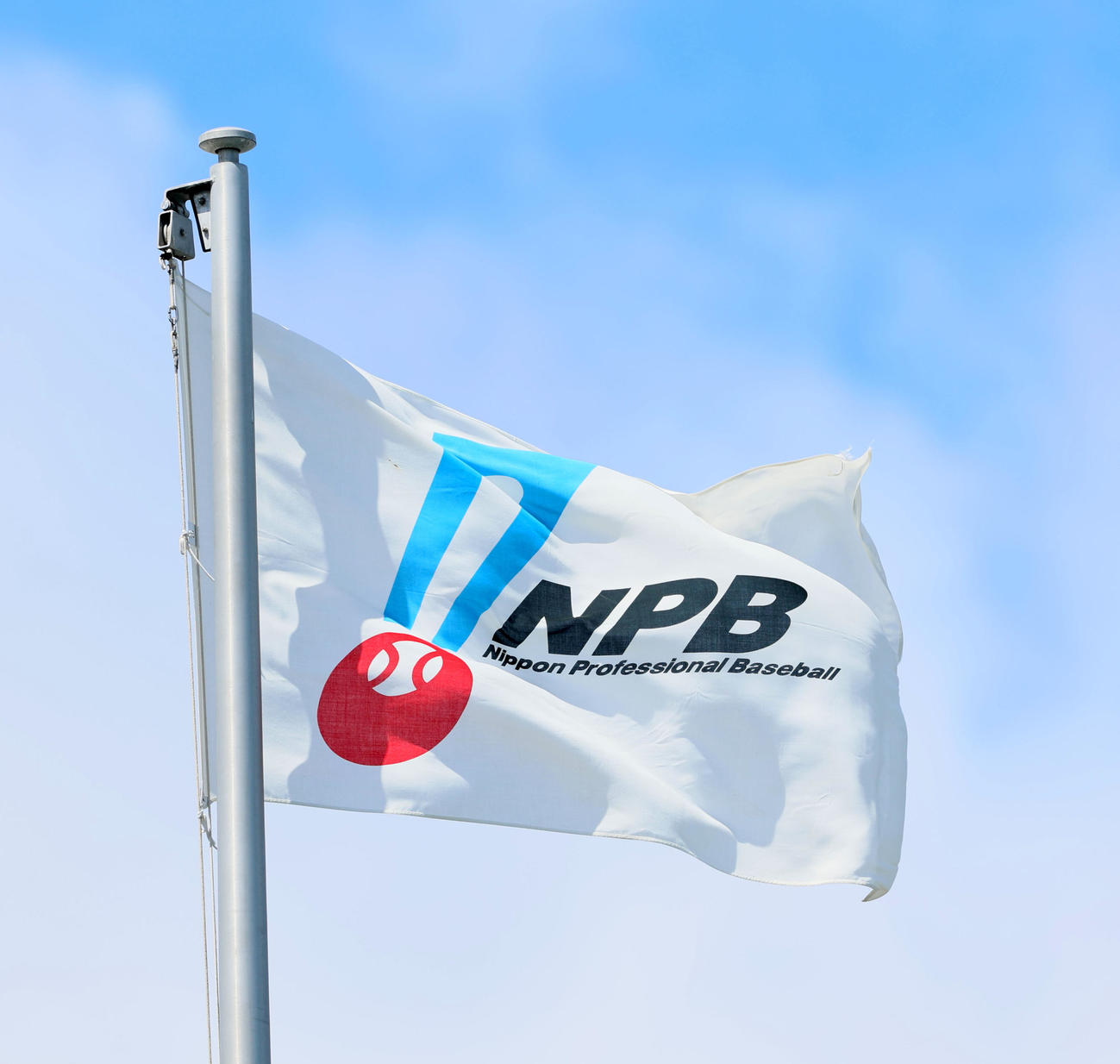 NPB旗（2022年7月23日撮影）