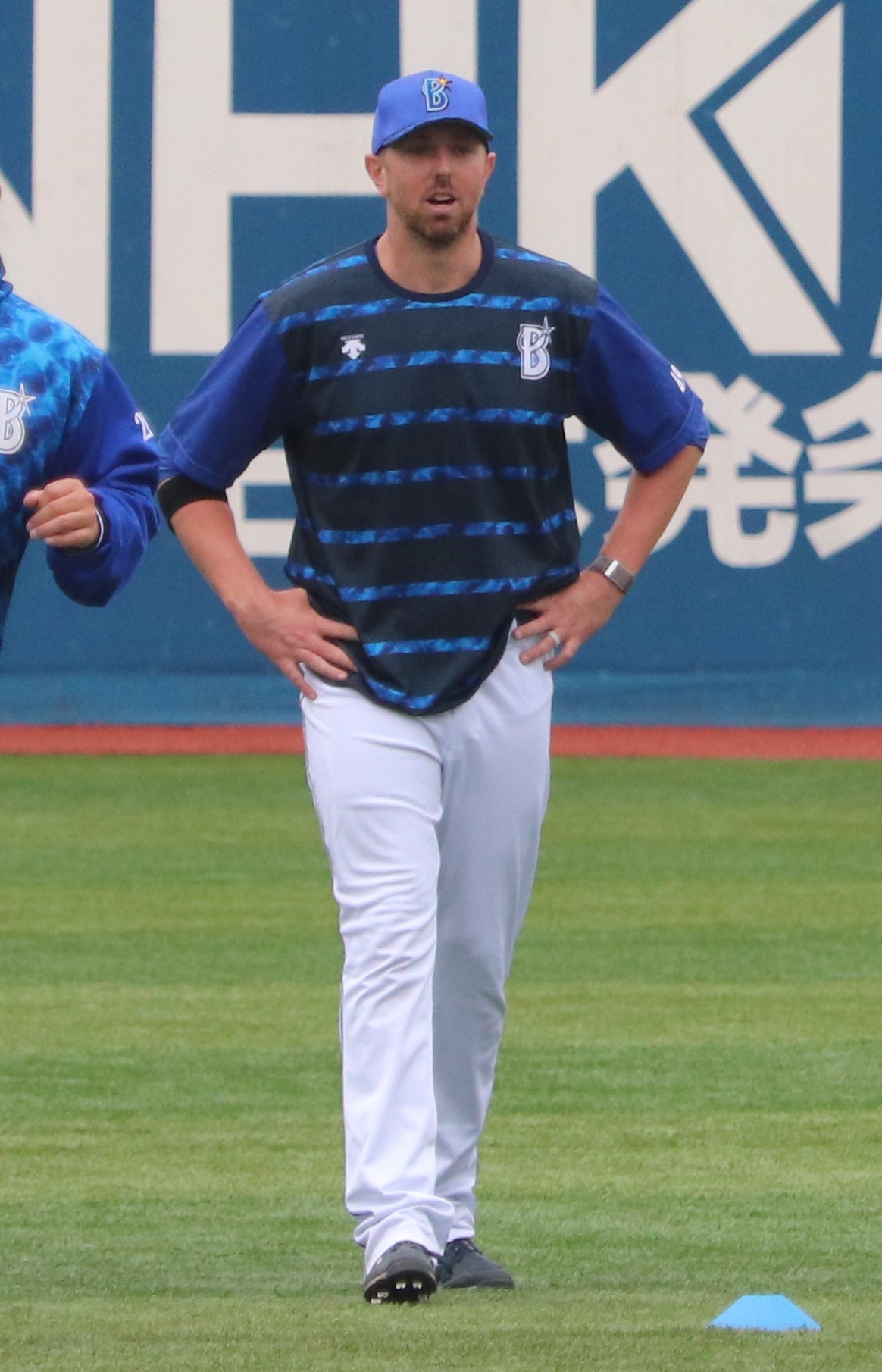 1軍に合流したDeNAクリスキー（撮影・古川真弥）