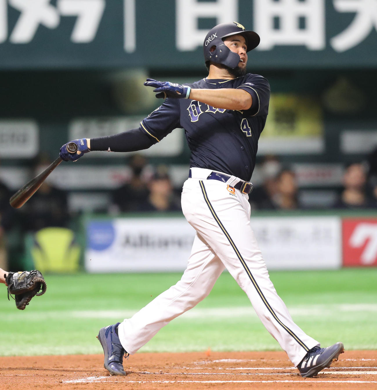 オリックスのブレイビック・バレラ（2022年4月7日撮影）