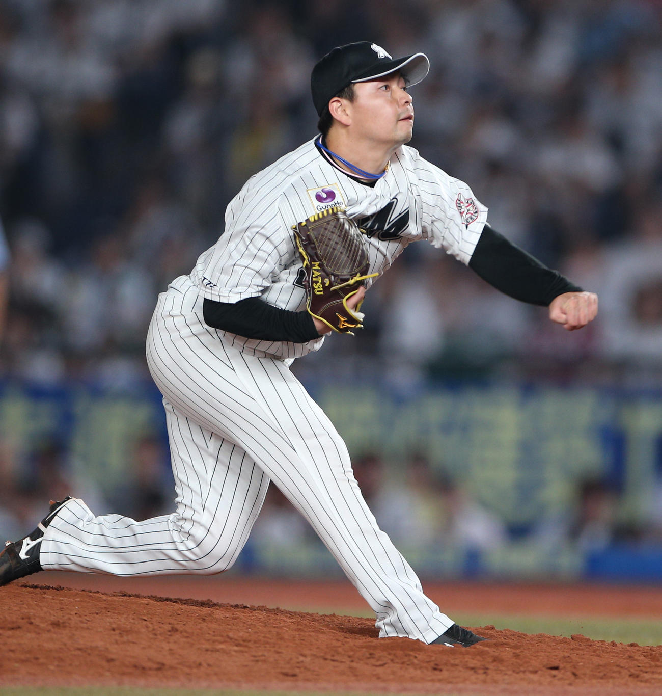 ロッテ松永昂大（2019年8月24日撮影）
