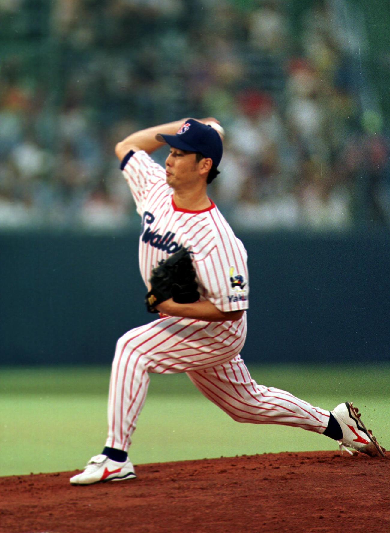 ヤクルト時代の吉井理人（97年7月15日撮影）
