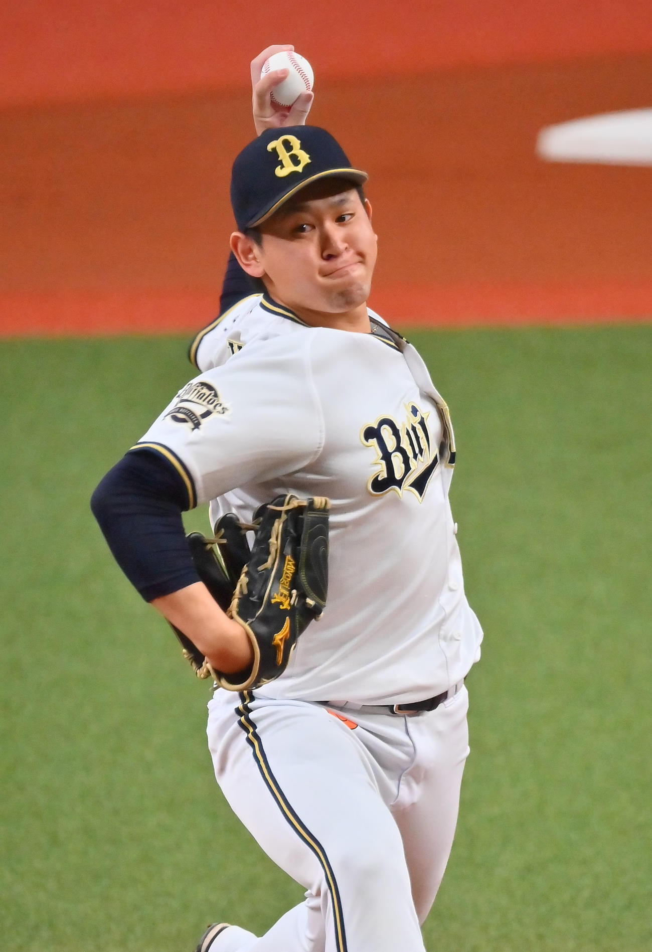 オリックス対ENEOS　オリックス先発の宮城（撮影・和賀正仁）