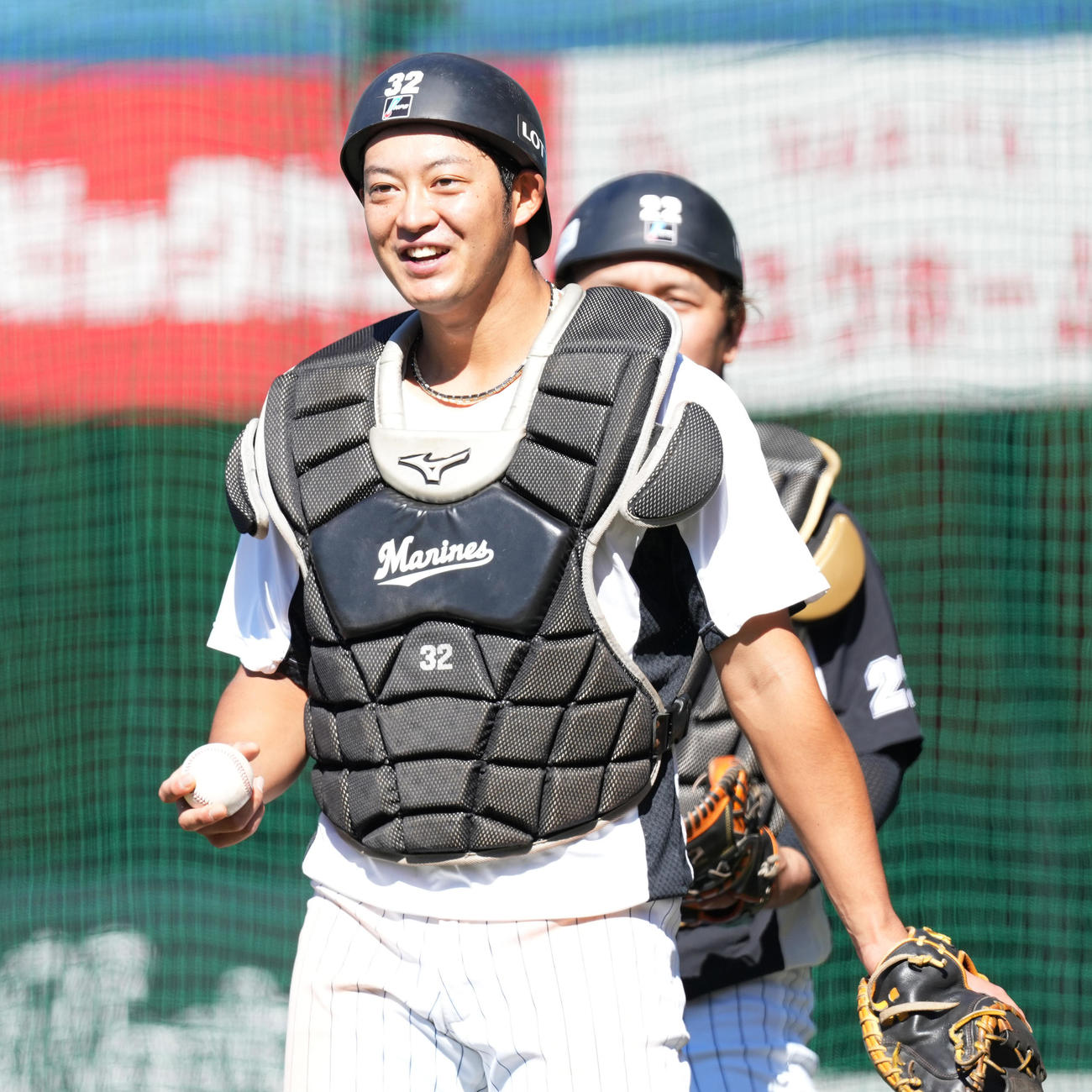ロッテ・佐藤都志也（21年撮影）