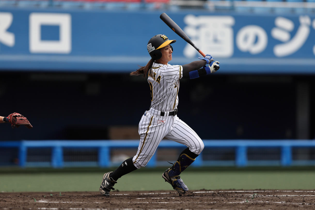 全日本女子硬式野球選手権2回戦　京都両洋対阪神タイガースWomen　タイガースWomenは初戦となる京都両洋高との2回戦を5回7－0でコールド勝ちし好発進する（阪神タイガースWomen提供）