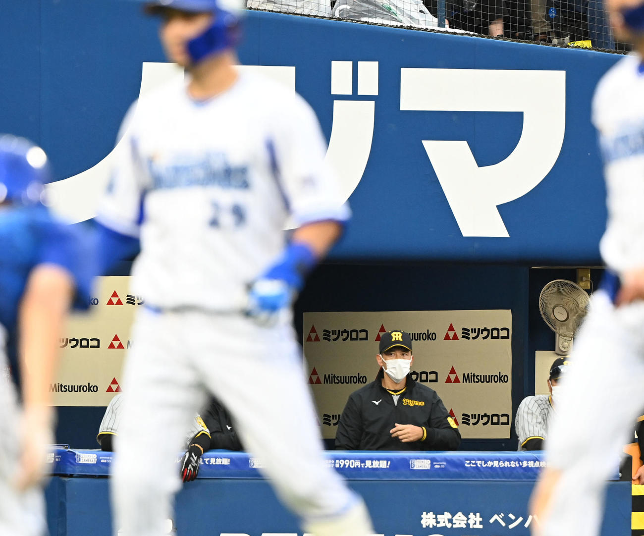 DA対阪神　5回裏、DeNAに先制を許す阪神矢野監督（撮影・たえ見朱実）