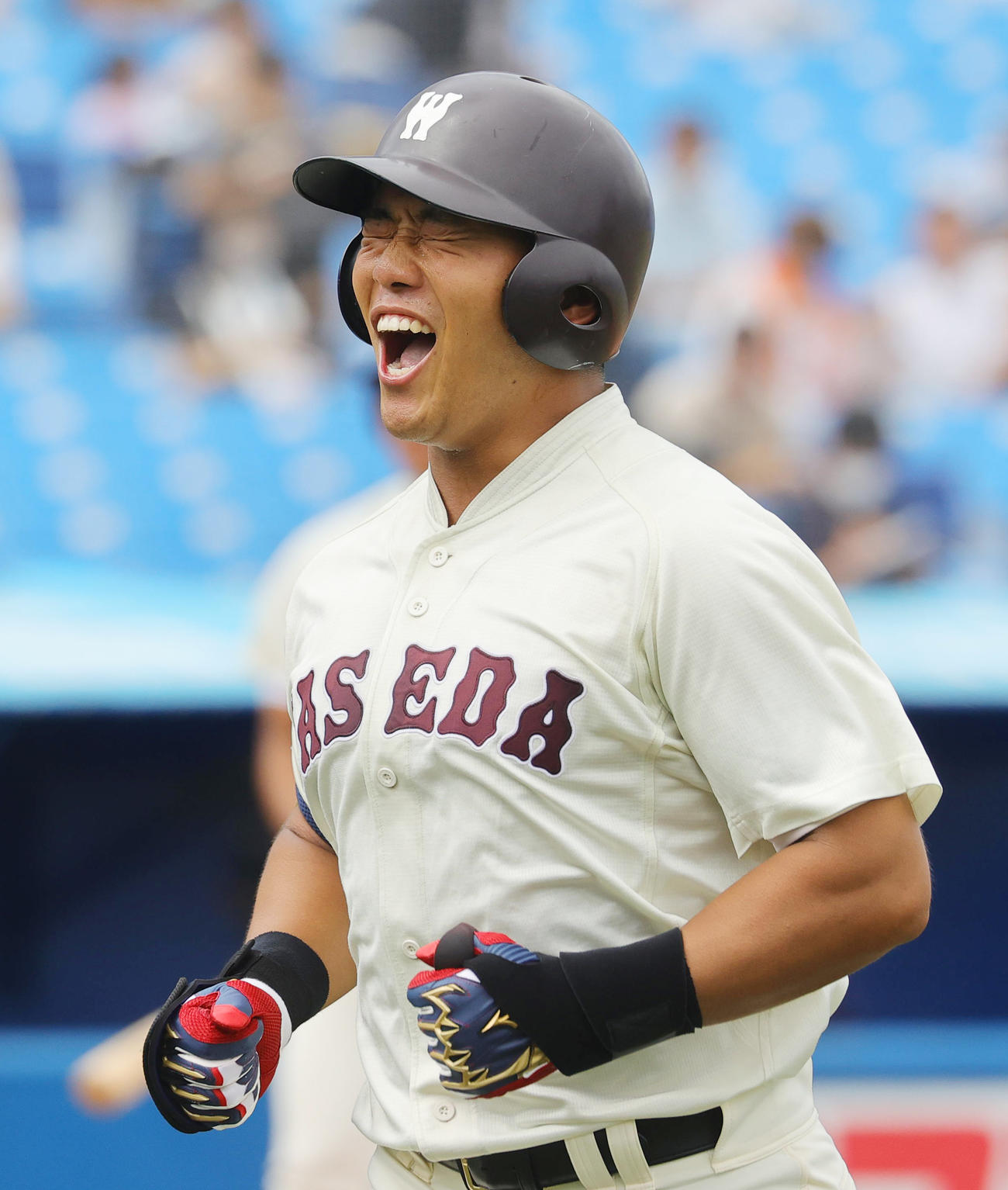 西武が１位指名を公表した早大・蛭間拓哉（2022年10月2日撮影）