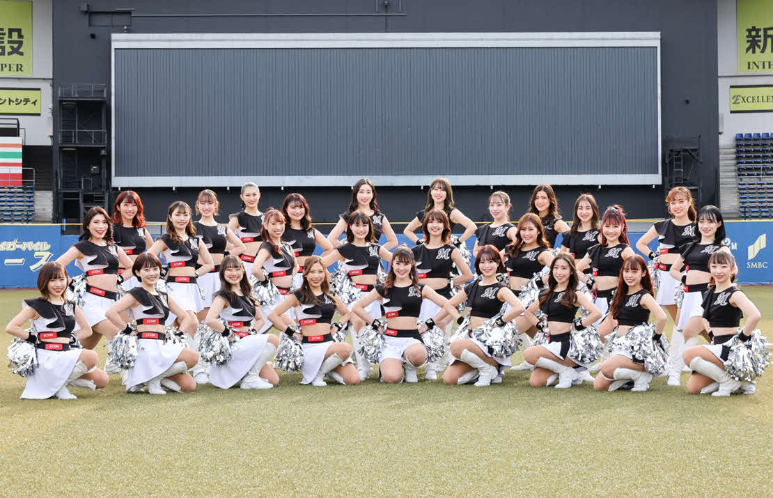 ロッテは球団公式チアパフォーマーM☆Splush!!の23年メンバーを募集する（写真は球団提供）