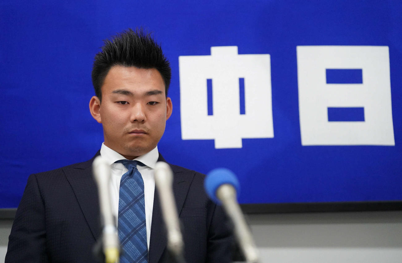 中日小笠原慎之介（2019年11月21日撮影）