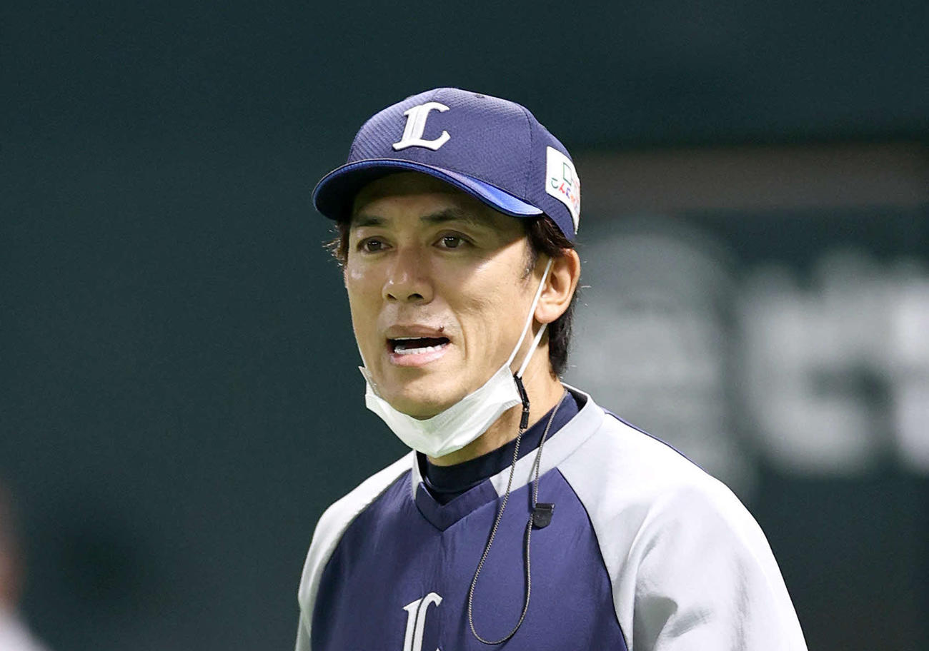 西武松井稼頭央ヘッドコーチ（2022年10月9日撮影）