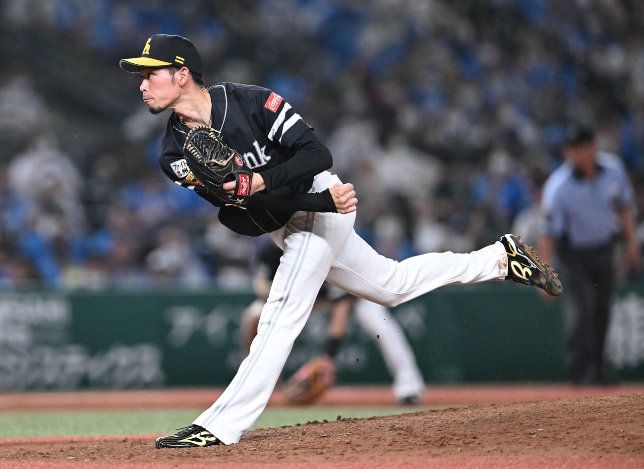 ソフトバンク又吉克樹（2022年7月2日撮影）