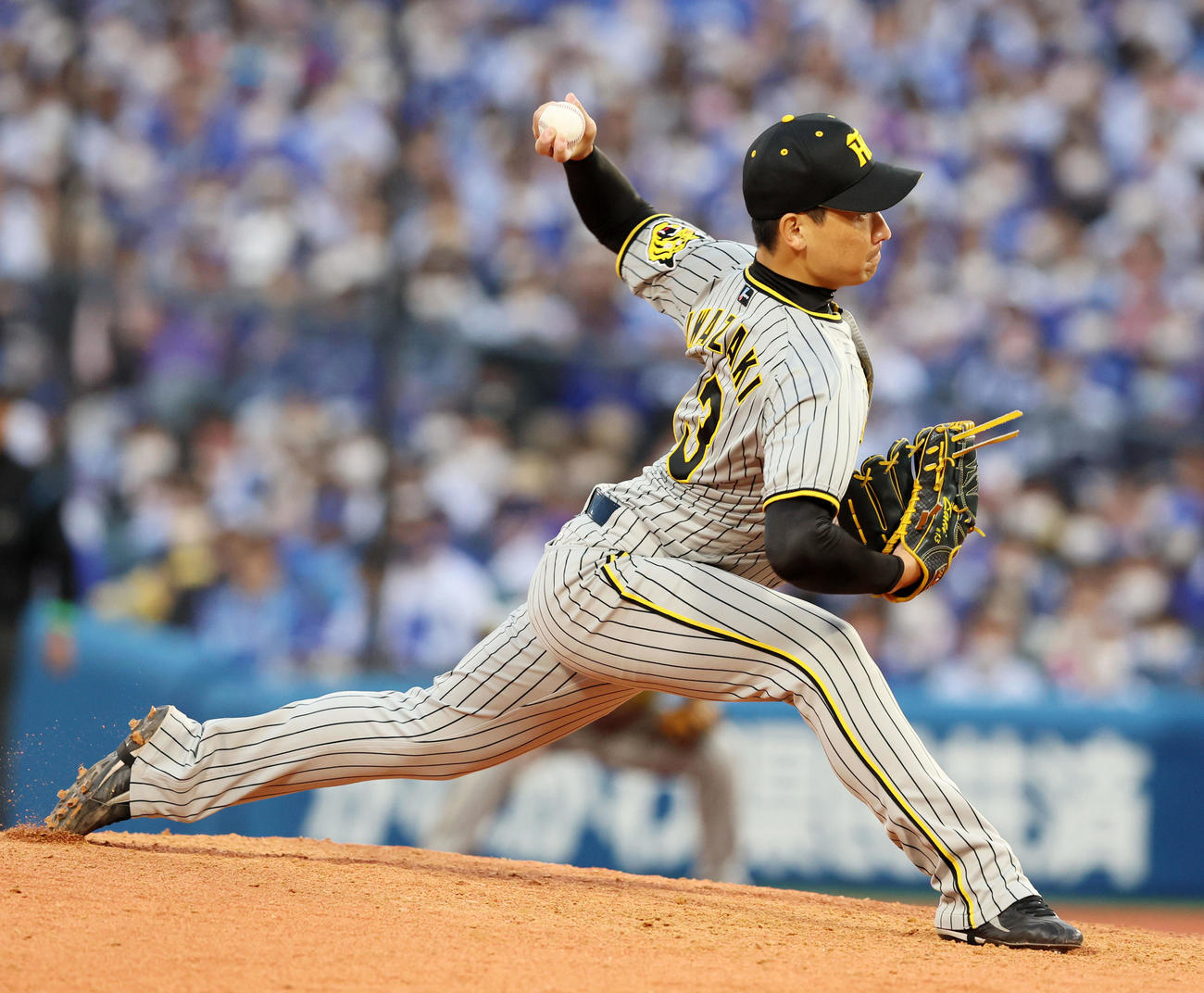 阪神岩崎優（2022年10月8日撮影）