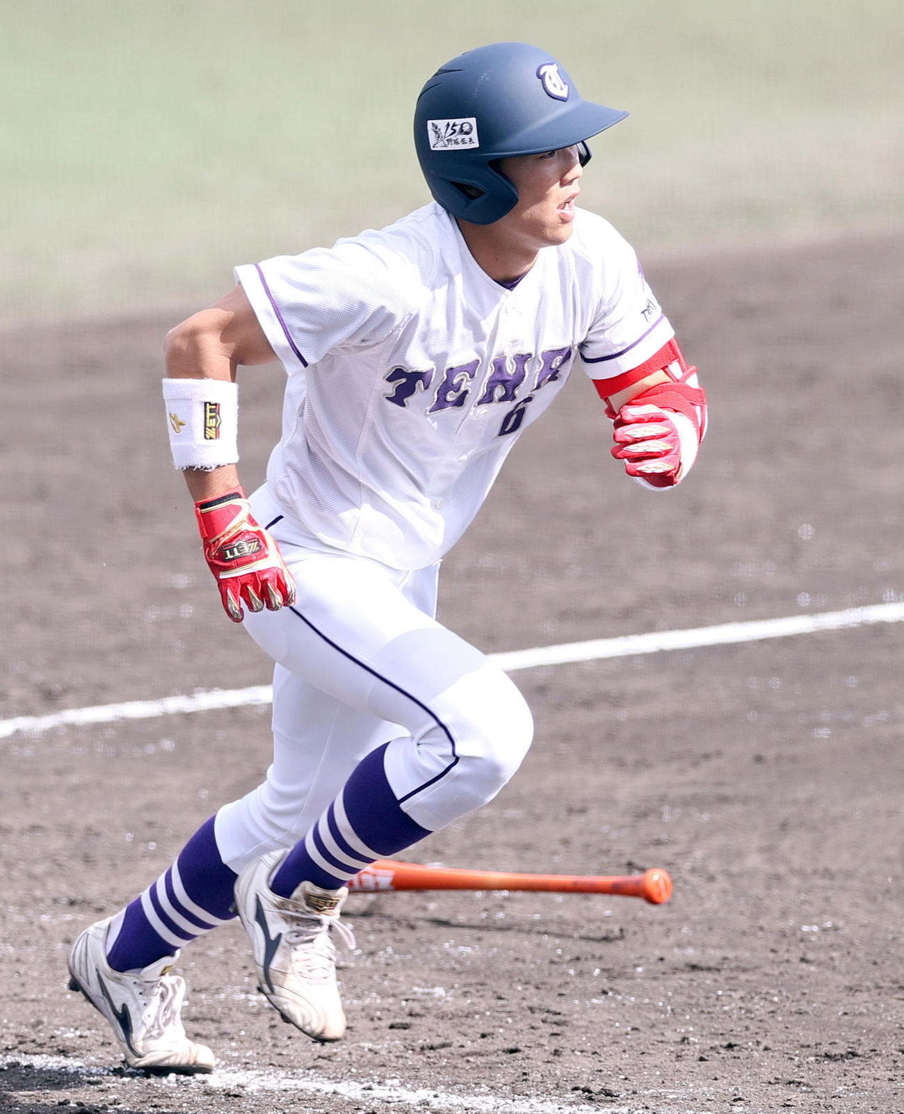 天理大・友杉篤輝（2022年10月11日撮影）