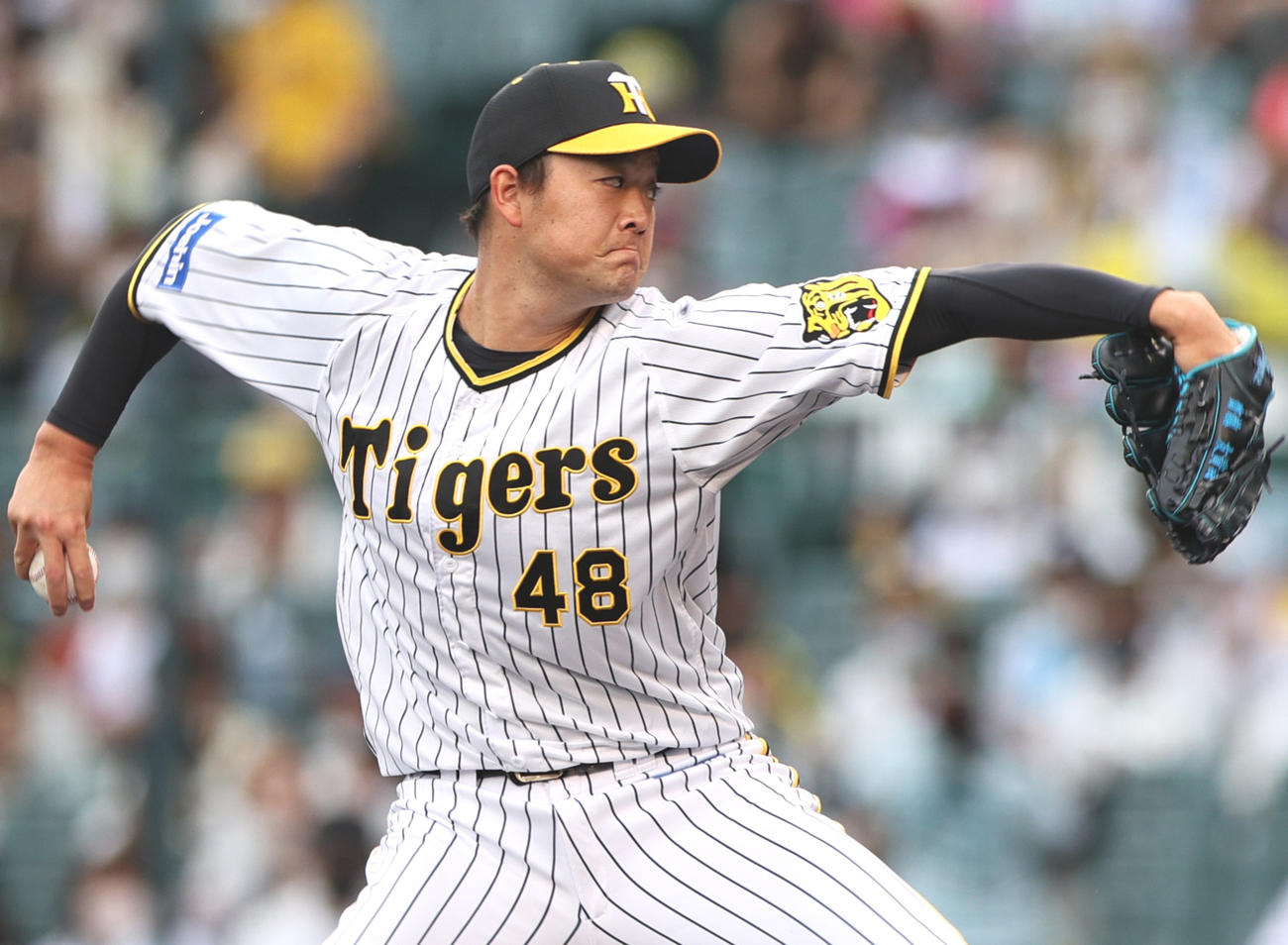 阪神斎藤友貴哉（2022年6月撮影）