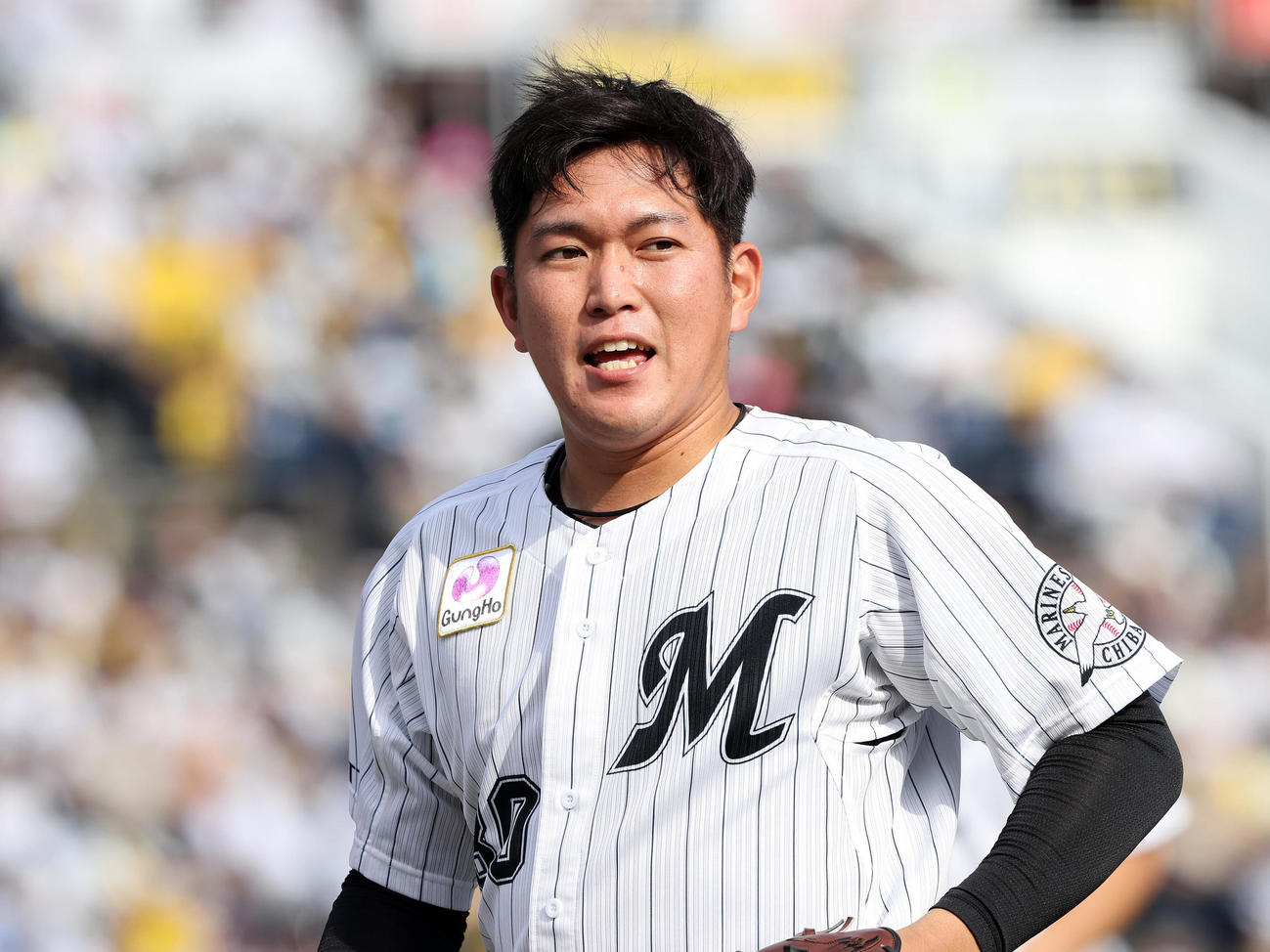 ロッテ広畑敦也（22年5月撮影）