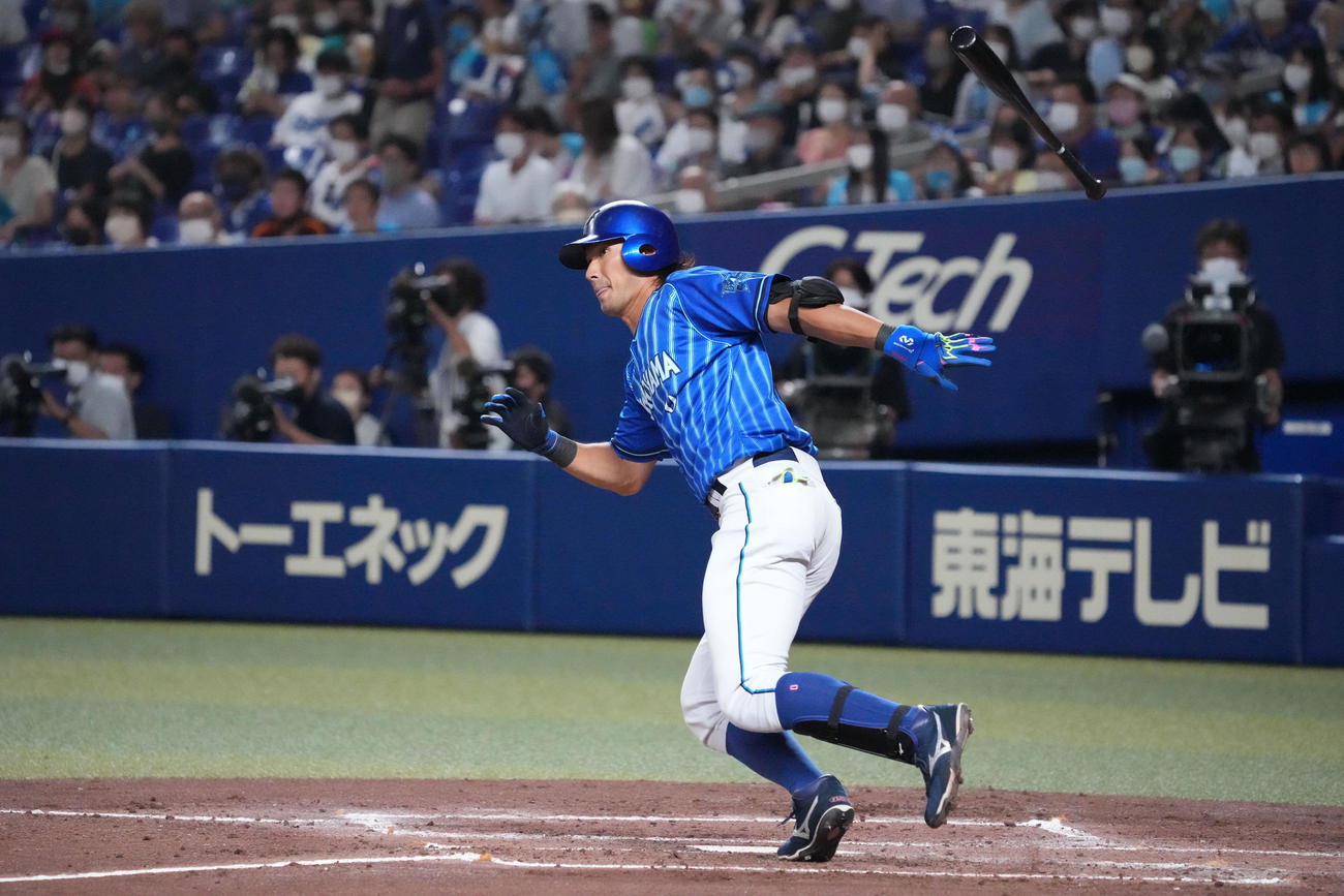 DeNA大田泰示（2022年9月14日撮影）
