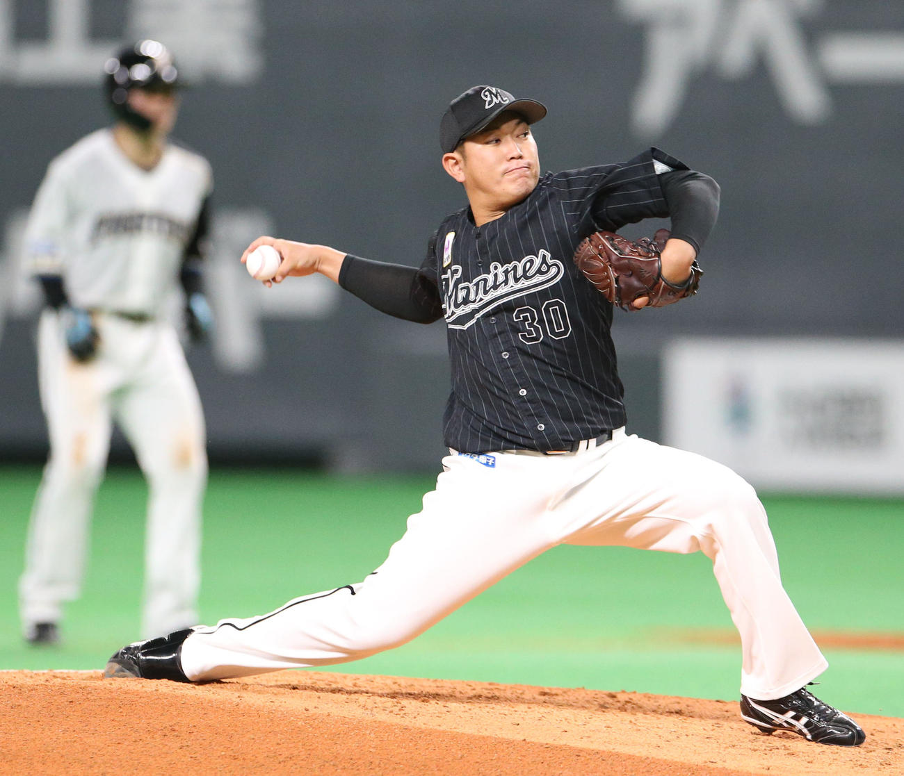 ロッテ広畑敦也（2022年9月19日撮影）