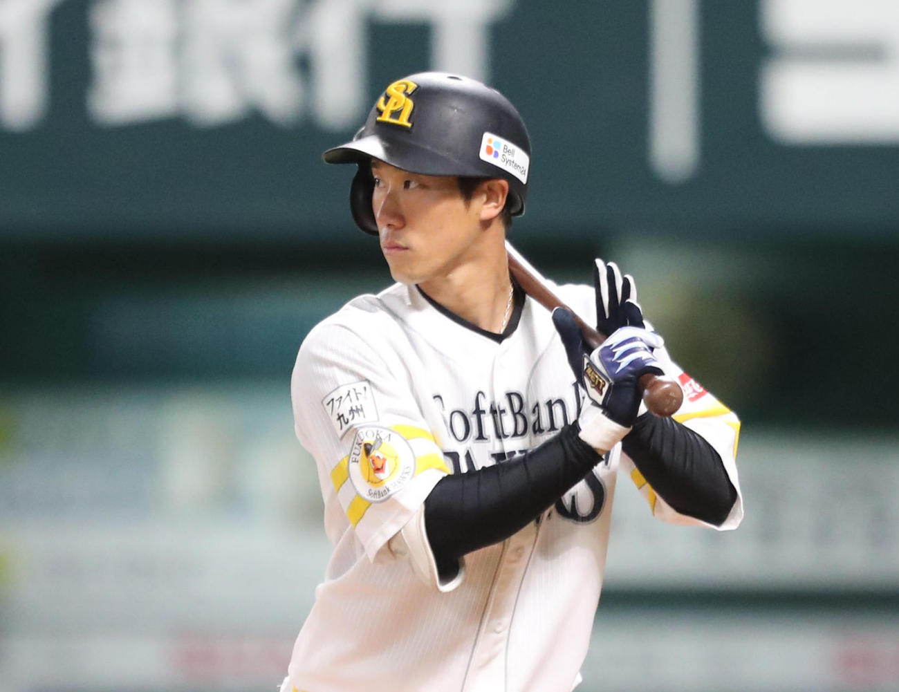 ソフトバンク高田知季（2022年3月4日撮影）