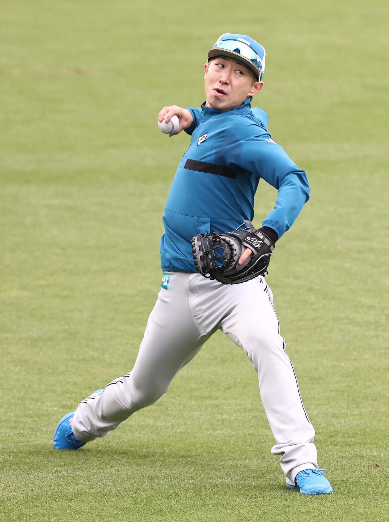 日本ハム金子千尋（2022年5月15日撮影）