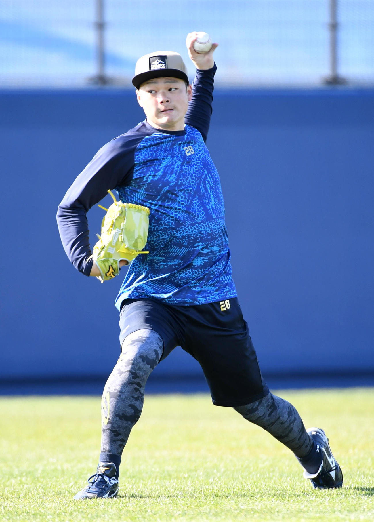 オリックス富山凌雅（2022年1月10日撮影）
