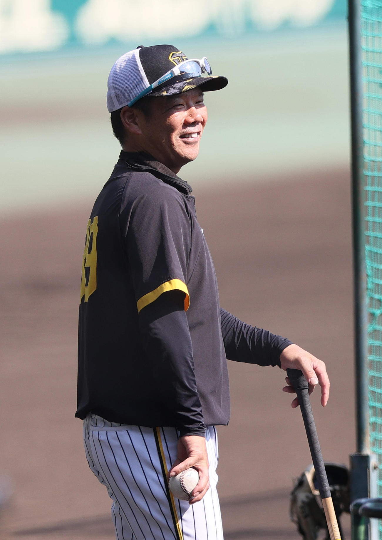 阪神藤井彰人バッテリーコーチ（2022年9月14日撮影）