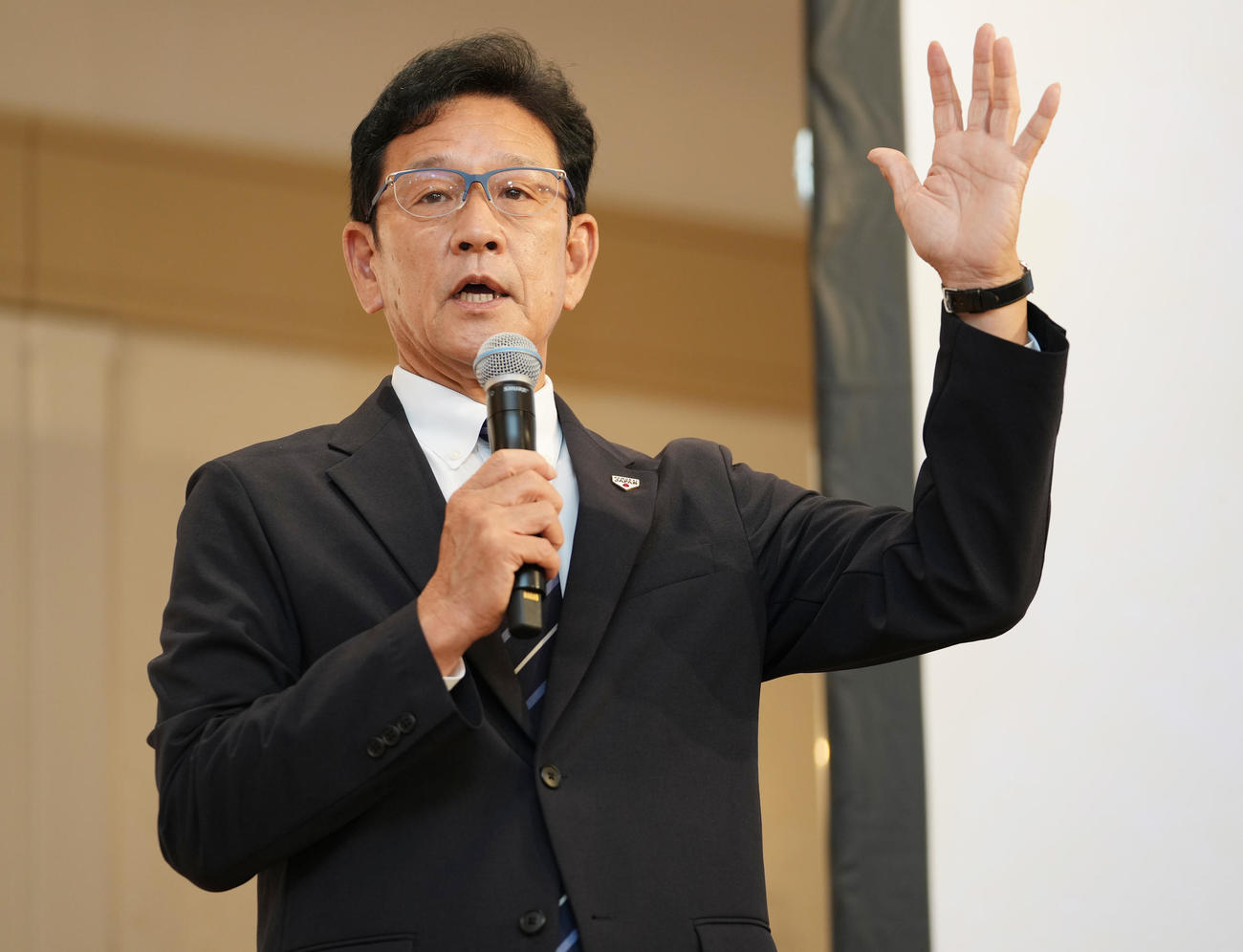 侍ジャパンの栗山監督（2022年10月4日）