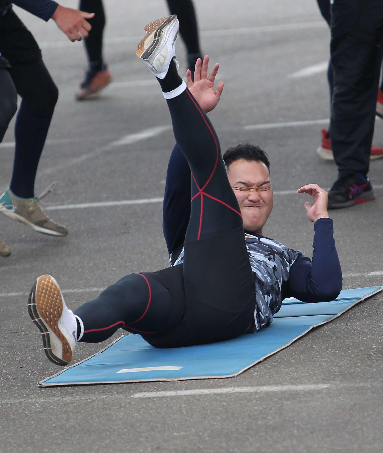 ドラフト前日もトレーニングに打ち込む小池