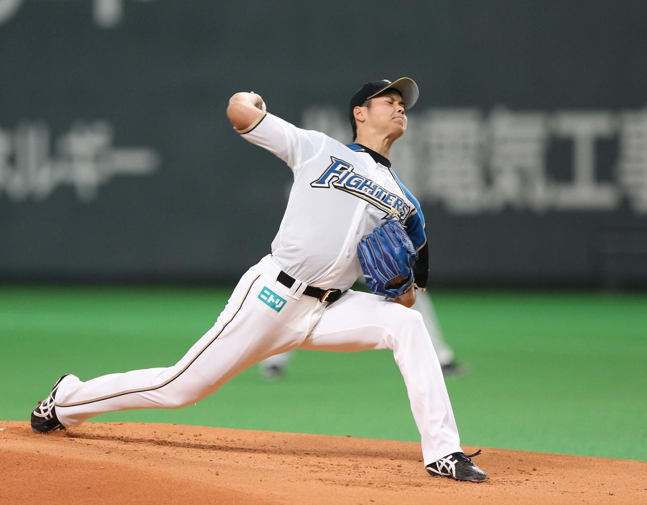 14年6月4日、160キロのストレートで広島丸を三振にとる大谷翔平