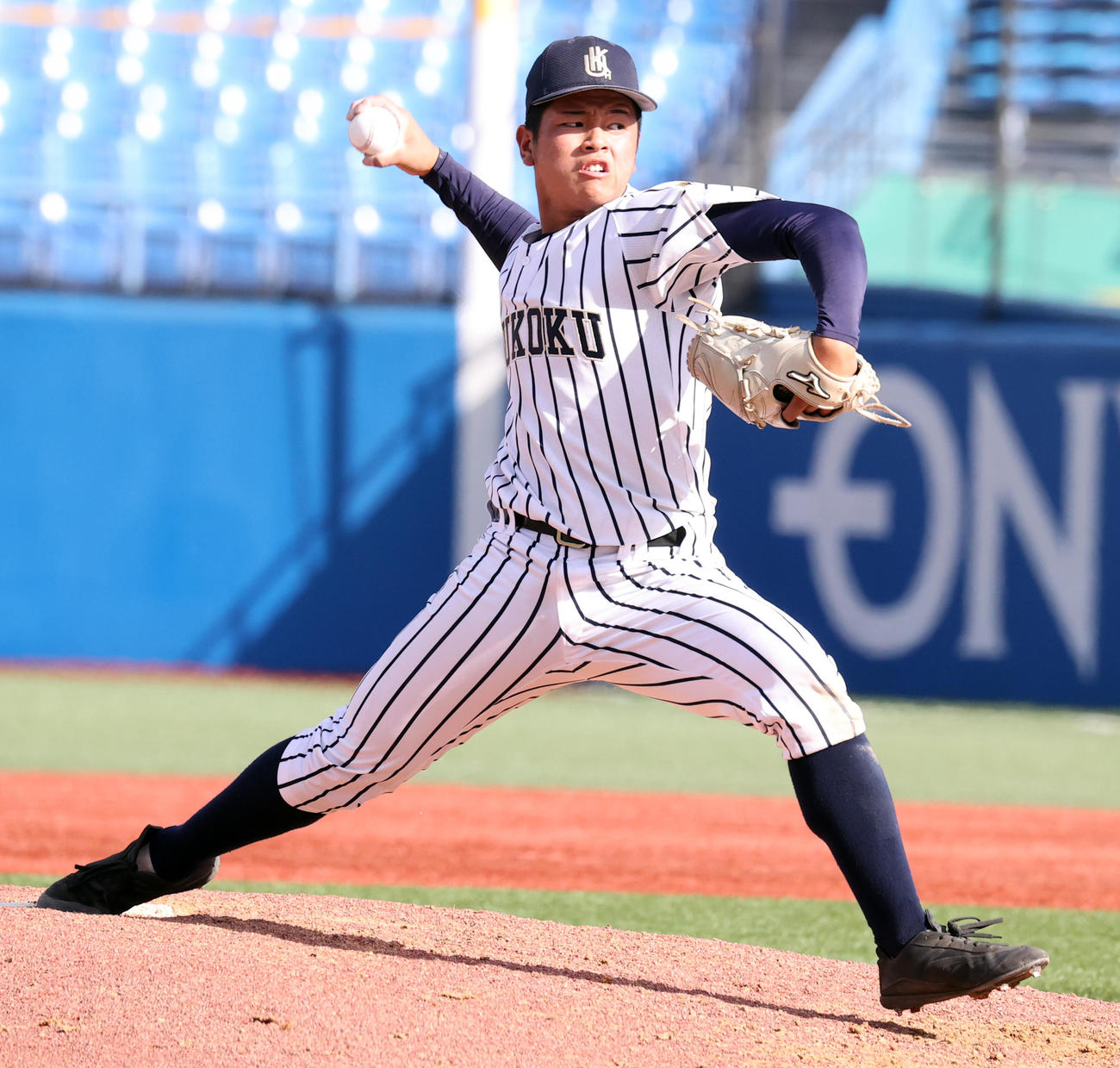 九州国際大付・野田海人（2021年11月23日撮影）