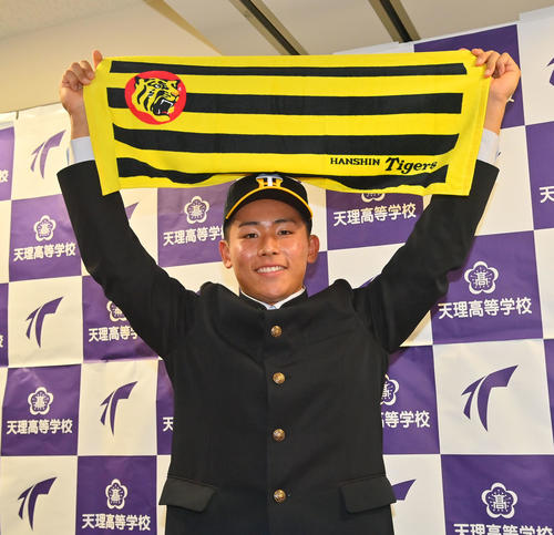 ドラフト】阪神5位天理・戸井零士が1年目から遊撃争い宣言 「V歓喜