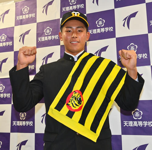 ドラフト】阪神5位天理・戸井零士が1年目から遊撃争い宣言 「V歓喜