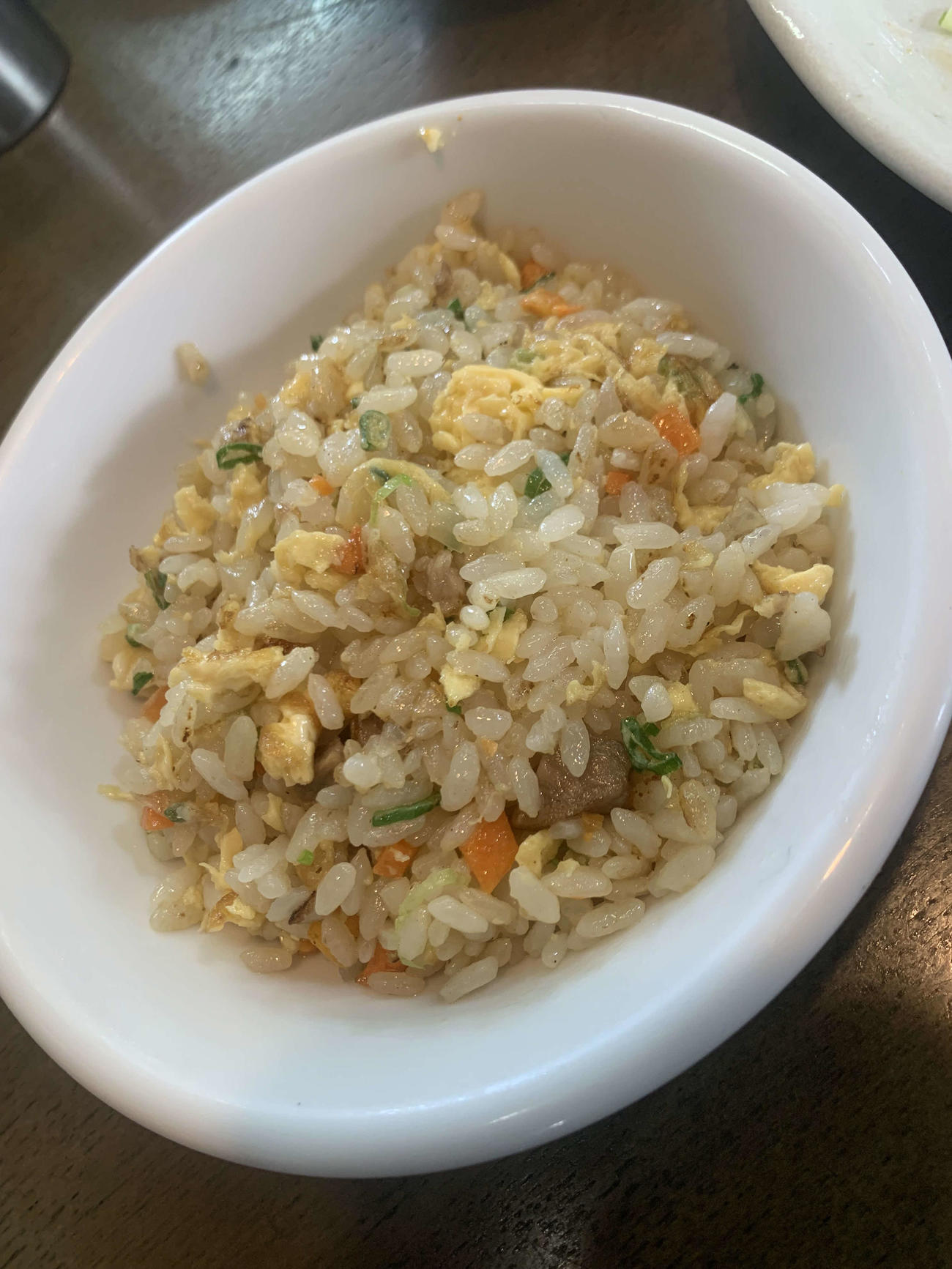 巨人ドラフト1位の高松商・浅野が通う中華料理屋「えびす屋」のチャーハン。チャーハンをおかずに白ご飯を食べるのが浅野流（撮影・中野椋）