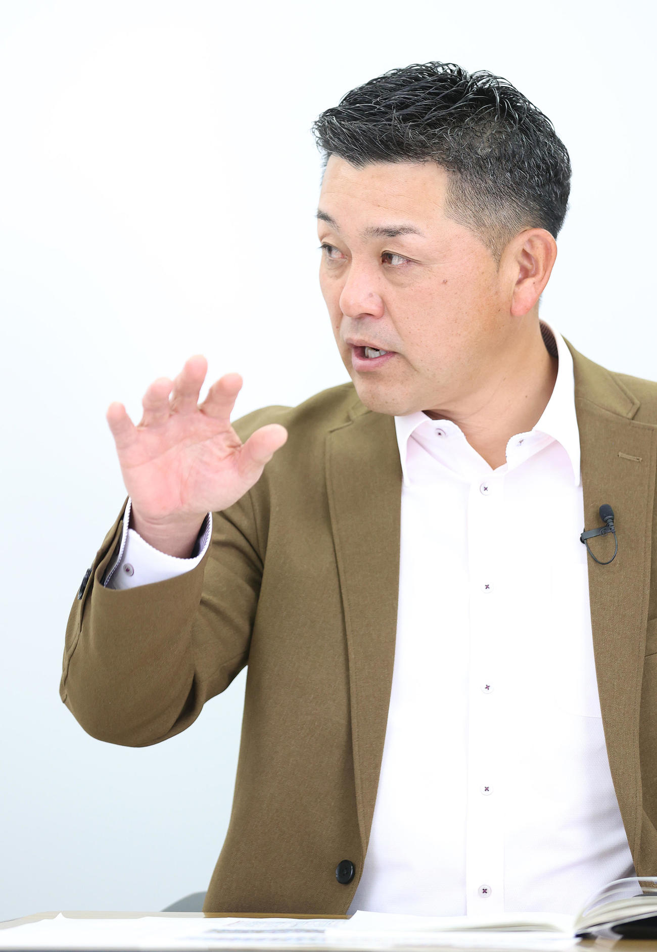 谷繁元信氏（2022年3月22日撮影）