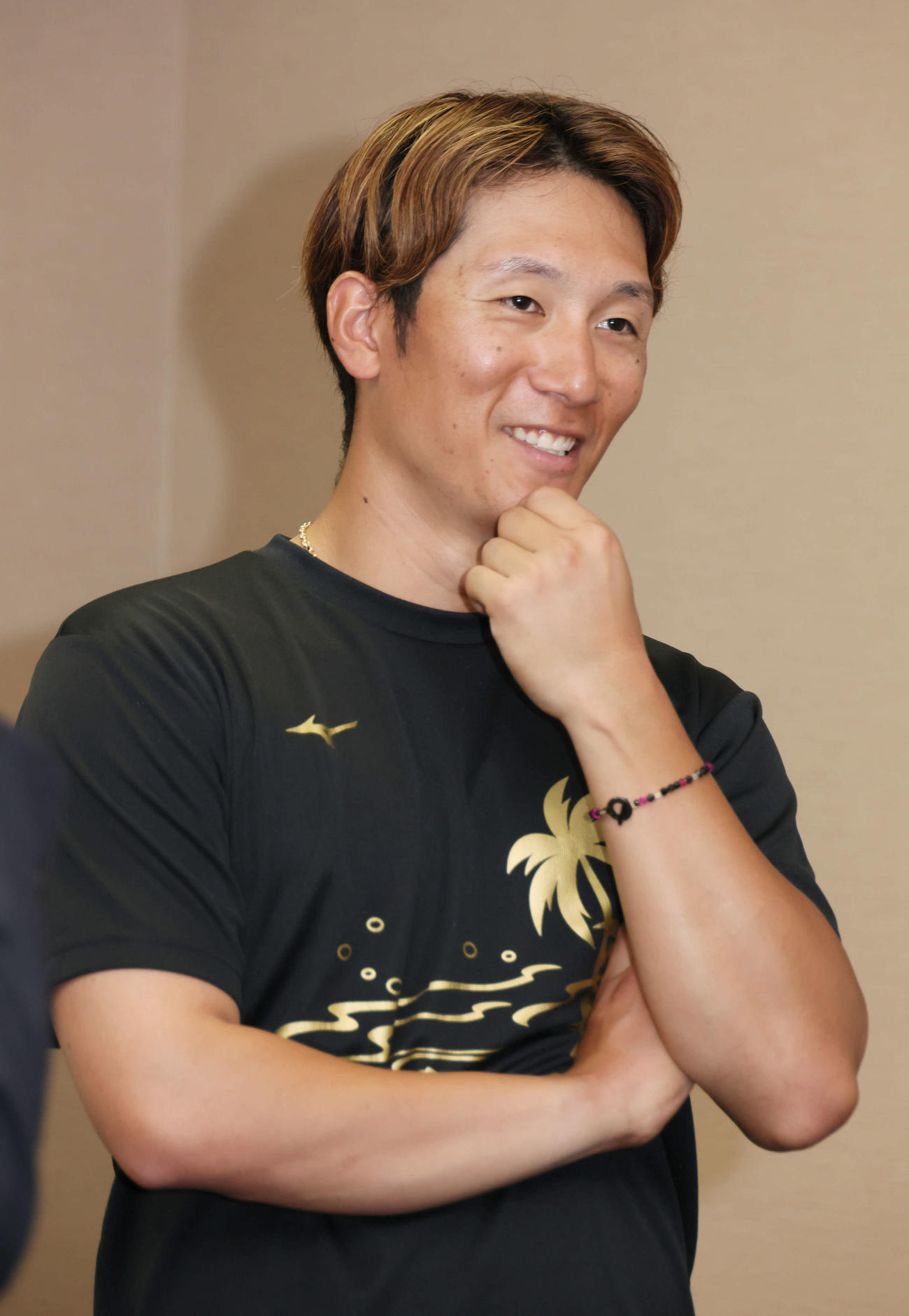 FA権を行使せず、正式に広島残留を表明した西川（撮影・加藤孝規）