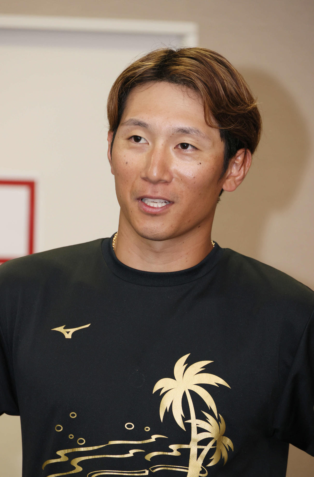 FA権を行使せず、正式に広島残留を表明した西川（撮影・加藤孝規）