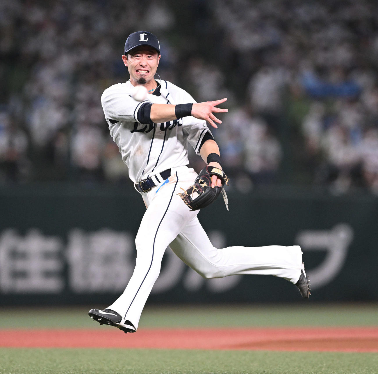 西武外崎修汰（22年9月19日撮影）