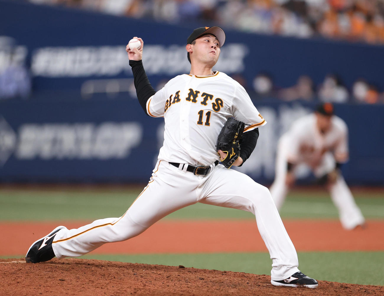 巨人平内龍太（2022年8月30日撮影）