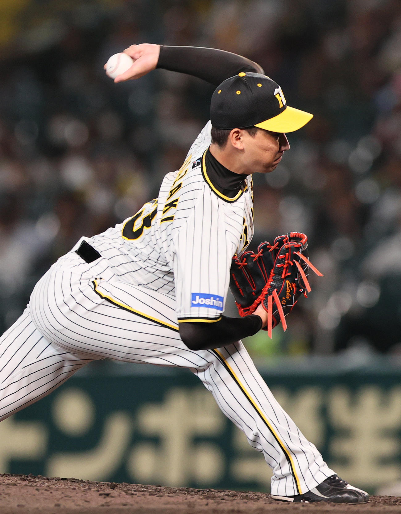 阪神岩崎優（2022年8月31日撮影）