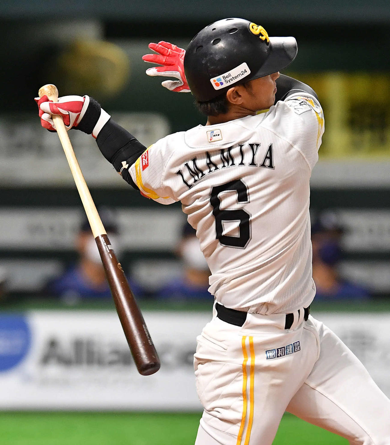 ソフトバンク今宮健太（2022年9月2日撮影）
