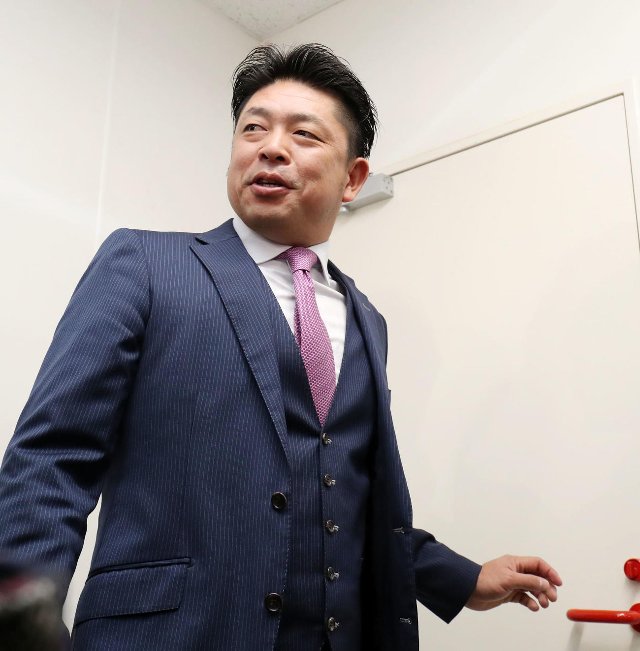 石原慶幸氏（2017年11月30日撮影）