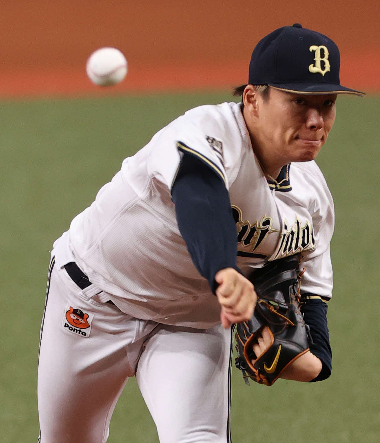 沢村賞を受賞したオリックス山本由伸＝2022年9月17日