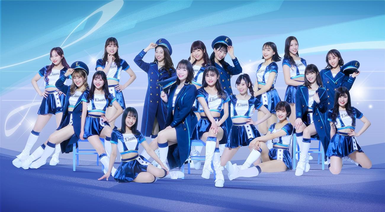 西武の公式パフォーマンスチーム「ブルーレジェンズ」（球団提供）